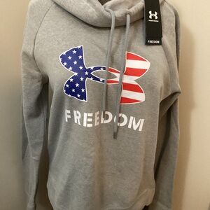 NWT Under Armour gray hoodie ladies small
